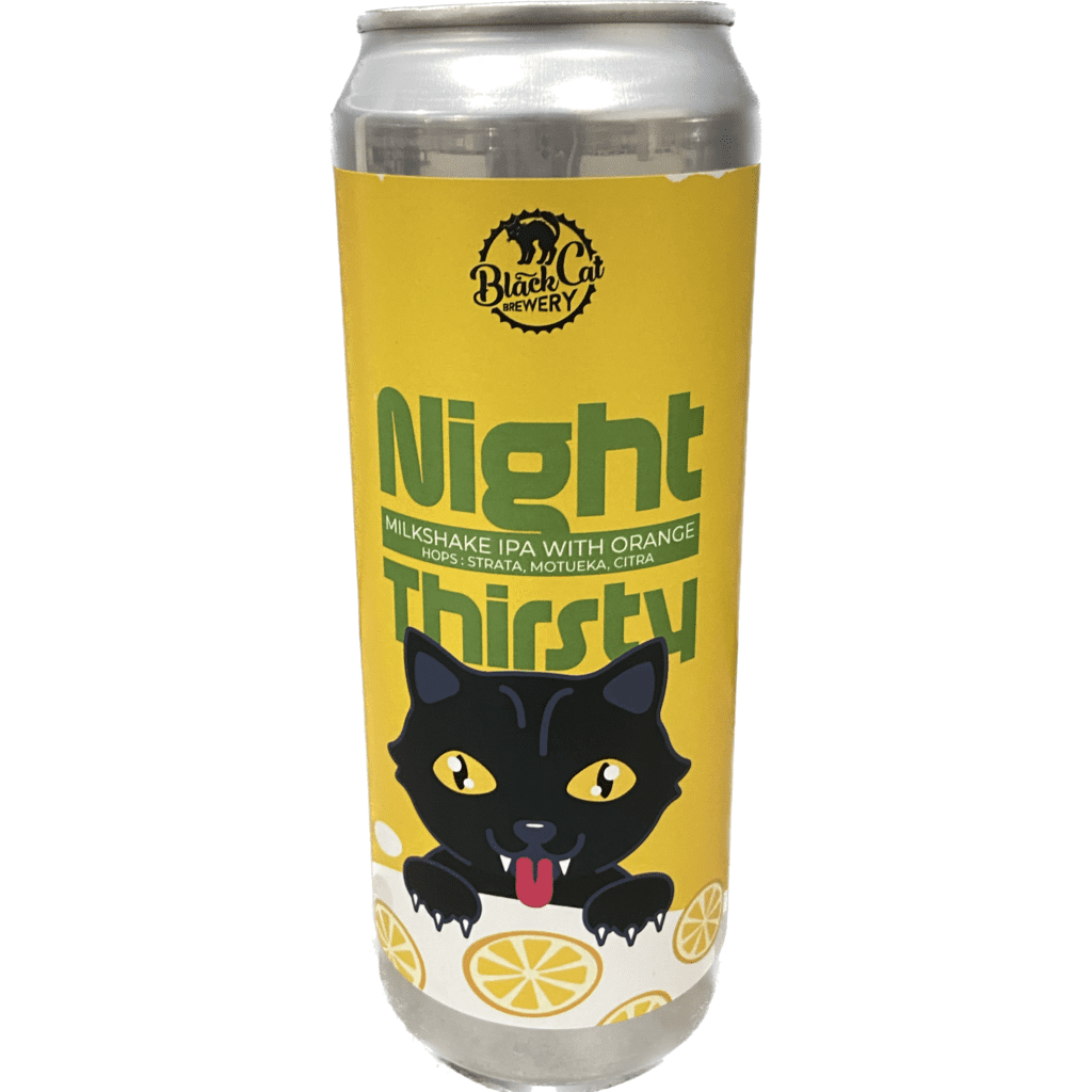 Пивной напиток Black Cat Night Thirsty With Orange ж/б 0,45 л купить ...